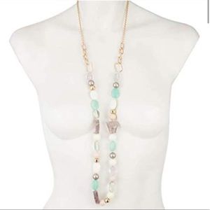 NWT Alexis Bittar Beaded Link Strand Necklace